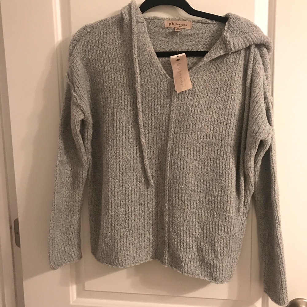 Gray sweater